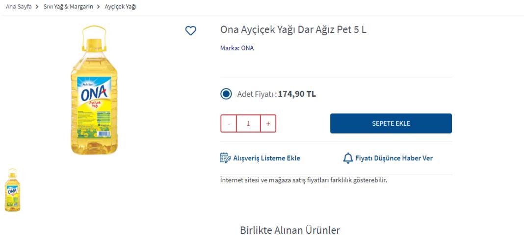 Bizim Toptan Market’in indirimlerine kimse hayır diyemeyecek! 5 litrelik ayçiçek yağı ve 9 kilogramlık deterjanlar indirimde! 2